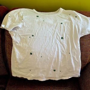 St Patrick tee. Could be worn as a crop